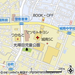 ダイソー竜ヶ崎城南ショッピングセンター店周辺の地図