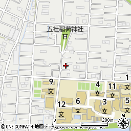 埼玉県越谷市南荻島3594周辺の地図