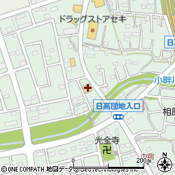 ホンダカーズ埼玉県央日高店周辺の地図
