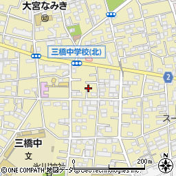 埼玉県さいたま市大宮区三橋1丁目1358-7周辺の地図
