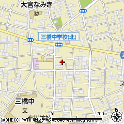 埼玉県さいたま市大宮区三橋1丁目1355-6周辺の地図