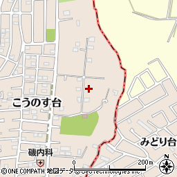 千葉県流山市こうのす台1593-181周辺の地図