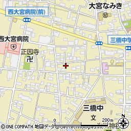 埼玉県さいたま市大宮区三橋1丁目1230-2周辺の地図