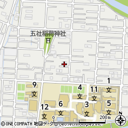 埼玉県越谷市南荻島3517周辺の地図