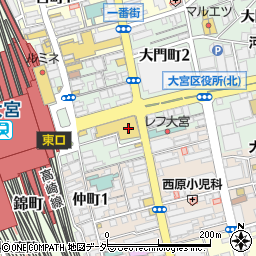 三井住友信託銀行大宮支店・大宮駅前支店 ＡＴＭ周辺の地図