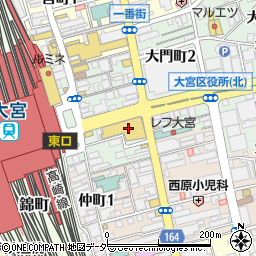 株式会社高島屋　大宮店周辺の地図