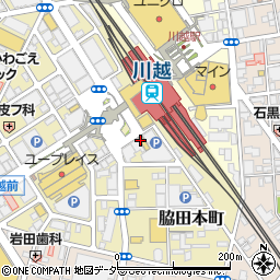 魚民 川越西口駅前店周辺の地図