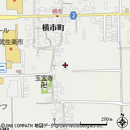 八田機業場周辺の地図