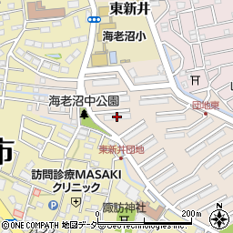 東新井団地４号棟周辺の地図