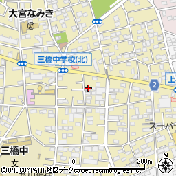 埼玉県さいたま市大宮区三橋1丁目1424周辺の地図