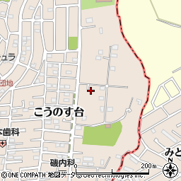 千葉県流山市こうのす台1593-101周辺の地図