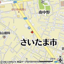 埼玉県さいたま市見沼区南中野137-1周辺の地図
