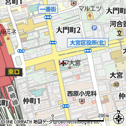 三井住友銀行大宮支店周辺の地図