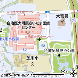 埼玉県さいたま市大宮区天沼町周辺の地図