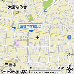 埼玉県さいたま市大宮区三橋1丁目1351-5周辺の地図