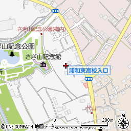 埼玉県さいたま市緑区上野田334周辺の地図