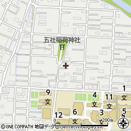 埼玉県越谷市南荻島3592周辺の地図
