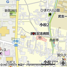 福井県越前市小松周辺の地図