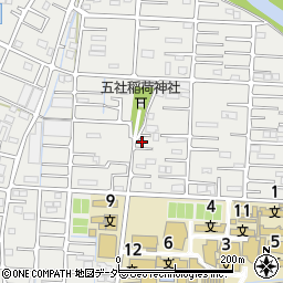 埼玉県越谷市南荻島3590周辺の地図