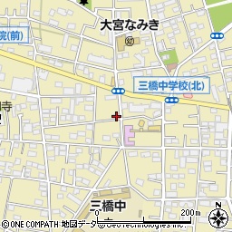 埼玉県さいたま市大宮区三橋1丁目1212周辺の地図