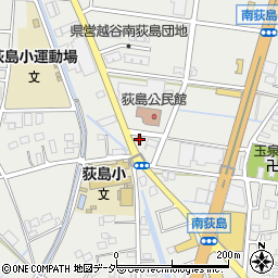 越谷警察署荻島交番周辺の地図