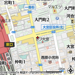 三井住友トラスト不動産株式会社　大宮センター周辺の地図