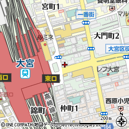 珈琲館大宮東口店周辺の地図