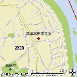 高須本田集会所周辺の地図