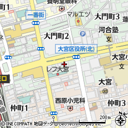 東海東京証券株式会社　大宮支店周辺の地図