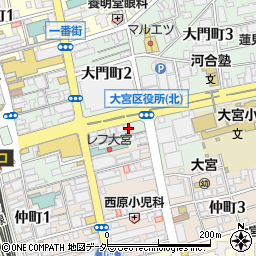 三菱ＵＦＪ信託銀行大宮支店 ＡＴＭ周辺の地図