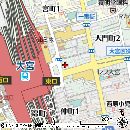 バイオエステＢＴＢ　大宮店周辺の地図