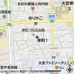 ラングタール大宮東町周辺の地図