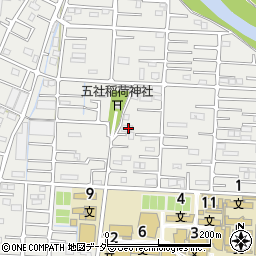 埼玉県越谷市南荻島3588周辺の地図
