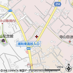 埼玉県さいたま市緑区寺山816-2周辺の地図