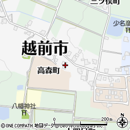福井県越前市三ツ俣町18周辺の地図
