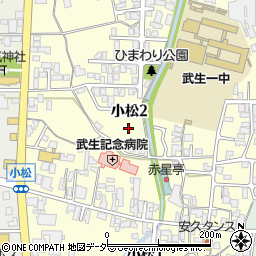 福井県越前市小松2丁目12周辺の地図