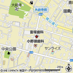 富塚歯科医院周辺の地図