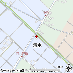 茨城県取手市清水895周辺の地図