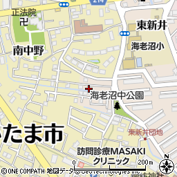 埼玉県さいたま市見沼区東新井741-4周辺の地図