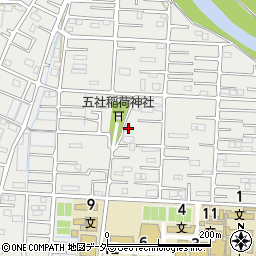 埼玉県越谷市南荻島3587周辺の地図