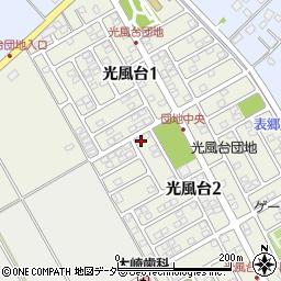 茨城県取手市光風台2丁目14-16周辺の地図