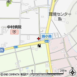 埼玉県吉川市鍋小路116周辺の地図