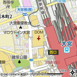 日高屋 大宮DOM店周辺の地図