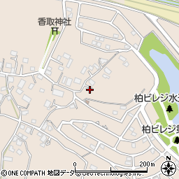 千葉県柏市大室1633周辺の地図