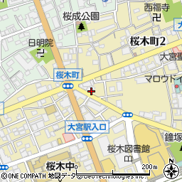 犬猫倶楽部　ウィズ桜木店周辺の地図
