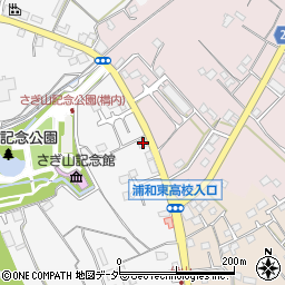 埼玉県さいたま市緑区上野田345周辺の地図