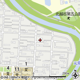 埼玉県越谷市南荻島3307周辺の地図