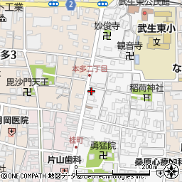 中川米燃店周辺の地図