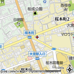 埼玉りそな銀行大宮西支店周辺の地図