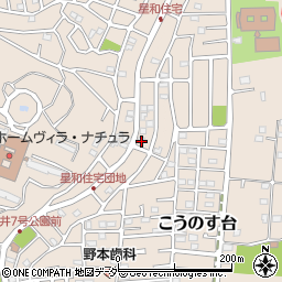 千葉県流山市こうのす台917-39周辺の地図